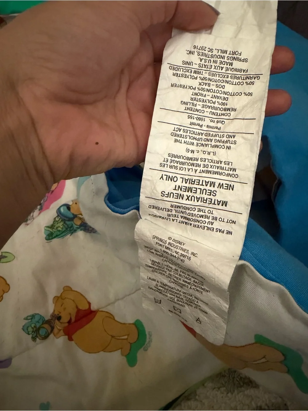 Vintage Pooh Twin Comforter Used
